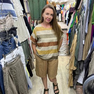 Новое поступление Шорты футболка изо Льна   Шорты