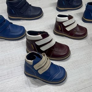 Эксклюзивные Ботинки Натуральная кожа с ортопедической