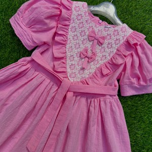 Летние платья для принцесс Размер 28 34 Ткань лен