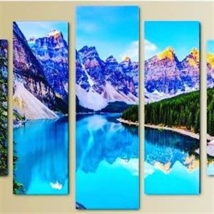 Модульная картина из пяти частей Размер 80 на 140