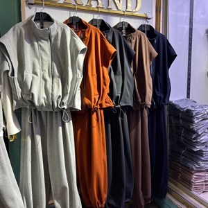 Женский костюм-двойка на осень и зиму, размеры 42–54