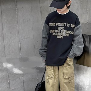   ТОЛЬКО ОПТОМ   Лонгсливы с комбинированным рукавом