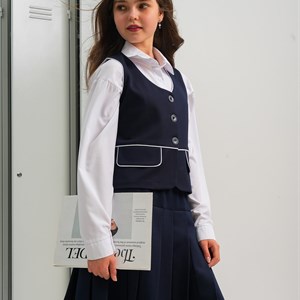 Элегантный школьный жилет для детей - стиль и комфорт в одном!