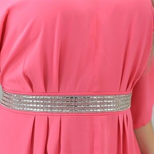 Длинное нарядное платье Джуди из материала Дубайский