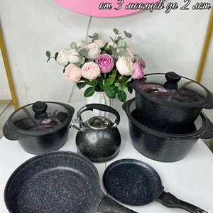 Качественные наборы казанов от немецкого бренда Uakeen - 6 предметов