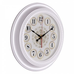 5232 101 ЧАСЫ НАСТЕННЫЕ КРУГ D 45 5СМ КОРПУС БЕЛЫЙ