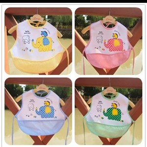 Непромокаемые детские слюнявчики оптом - 10 штук в упаковке