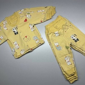 Детский хлопковый комплект: кофта и штанишки оптом, размеры 62–86