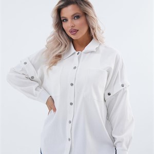 Рубашка вельветовая Рубашка из микровельвета очень