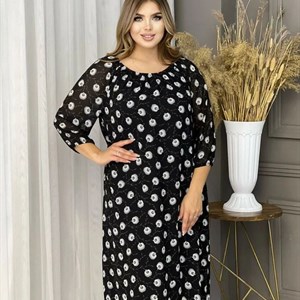 Нежное шифоновое платье очень удобное и комфортное