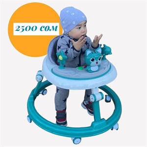 В наличии ходунки в 3х расцветках бирюзовый синий