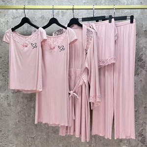 Нежные пижамы и халаты для идеальных вечеров | Женское белье оптом