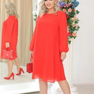   НОВИНКА ОСЕНИ Модель Диля Размер 50 56 Шифон Большой