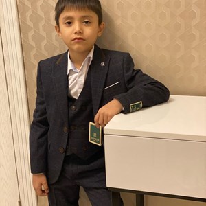 Стильный костюм тройка на мальчика с 6 до 11 лет Производство