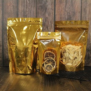 Металлизированные дой-пак пакеты с застежкой-зип-лок - идеальные для подарков и упаковки