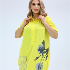 Платье Рубашка Поло Арт 1138 Размеры 50 52 54 56 ___________________________